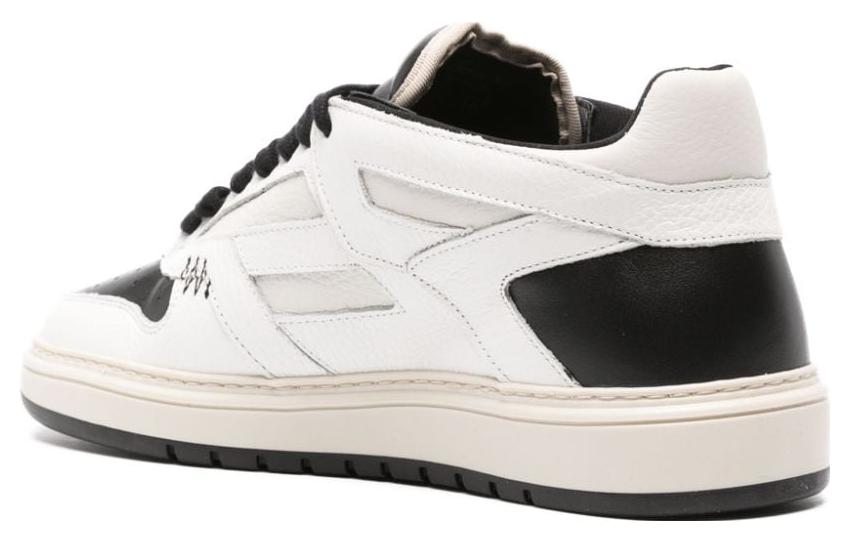 Lookbook Represent Low Top ''Zwart Wit Leer'' MC9001-364