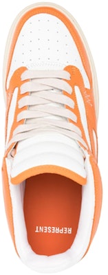 Represent Low Top Leather Sneaker 'White Orange' M12049-256 Lookbook Represent Low Top Leather Sneaker 'White Orange' M12049-256