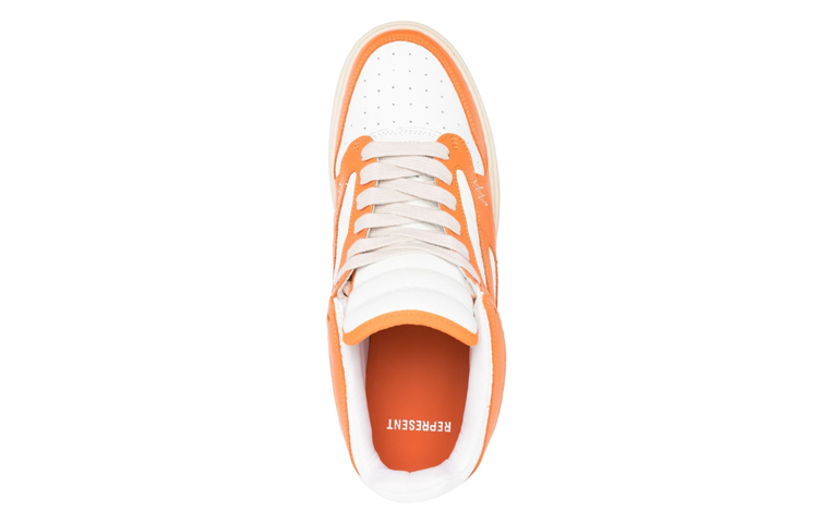 Lookbook Represent Lage Leren Sneaker ''Wit Oranje'' M12049-256