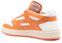 Shop Represent Lage Leren Sneaker ''Wit Oranje'' M12049-256