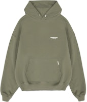 REPRESENT Olive Green Solid Oversized Hoodie Long Sleeve Sweatshirt MH400407 REPRESENT Olive Green Solid Oversized Hoodie Long Sleeve Sweatshirt MH400407