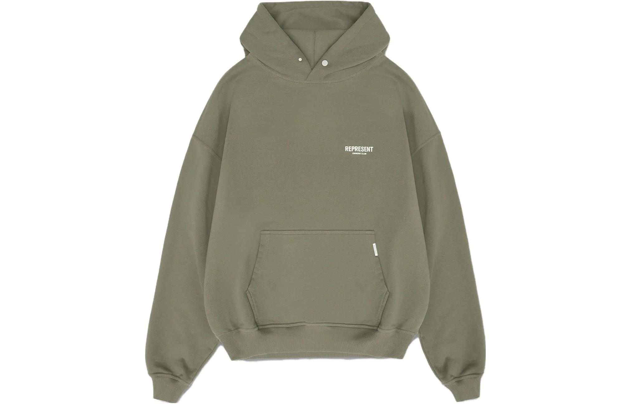 Order REPRESENT オリーブグリーン オーバーサイズフーディー 長袖スウェットシャツ MH400407