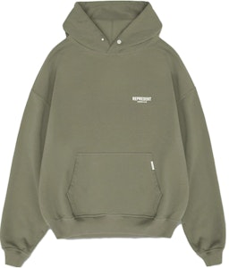REPRESENT オリーブグリーン オーバーサイズフーディー 長袖スウェットシャツ MH400407 Order REPRESENT オリーブグリーン オーバーサイズフーディー 長袖スウェットシャツ MH400407