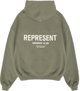 REPRESENT オリーブグリーン オーバーサイズフーディー 長袖スウェットシャツ MH400407 Lookbook REPRESENT オリーブグリーン オーバーサイズフーディー 長袖スウェットシャツ MH400407