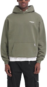 REPRESENT オリーブグリーン オーバーサイズフーディー 長袖スウェットシャツ MH400407 Purchase REPRESENT オリーブグリーン オーバーサイズフーディー 長袖スウェットシャツ MH400407