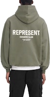 REPRESENT Hoodie Oversized Hijau Zaitun Lengan Panjang Sweater MH400407 Sizing REPRESENT Hoodie Oversized Hijau Zaitun Lengan Panjang Sweater MH400407