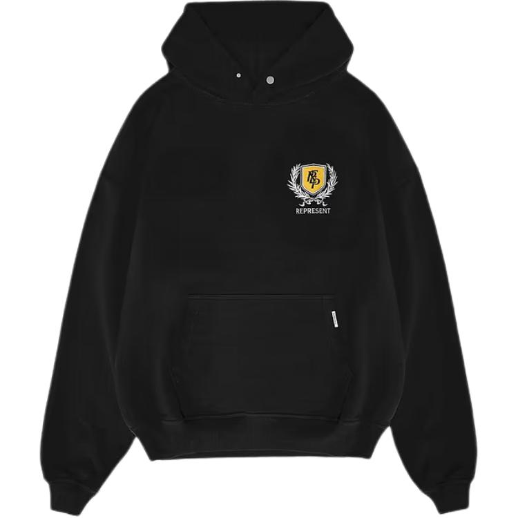 Represent Oversized Badge Graphic Hoodie Black MLM41067-06