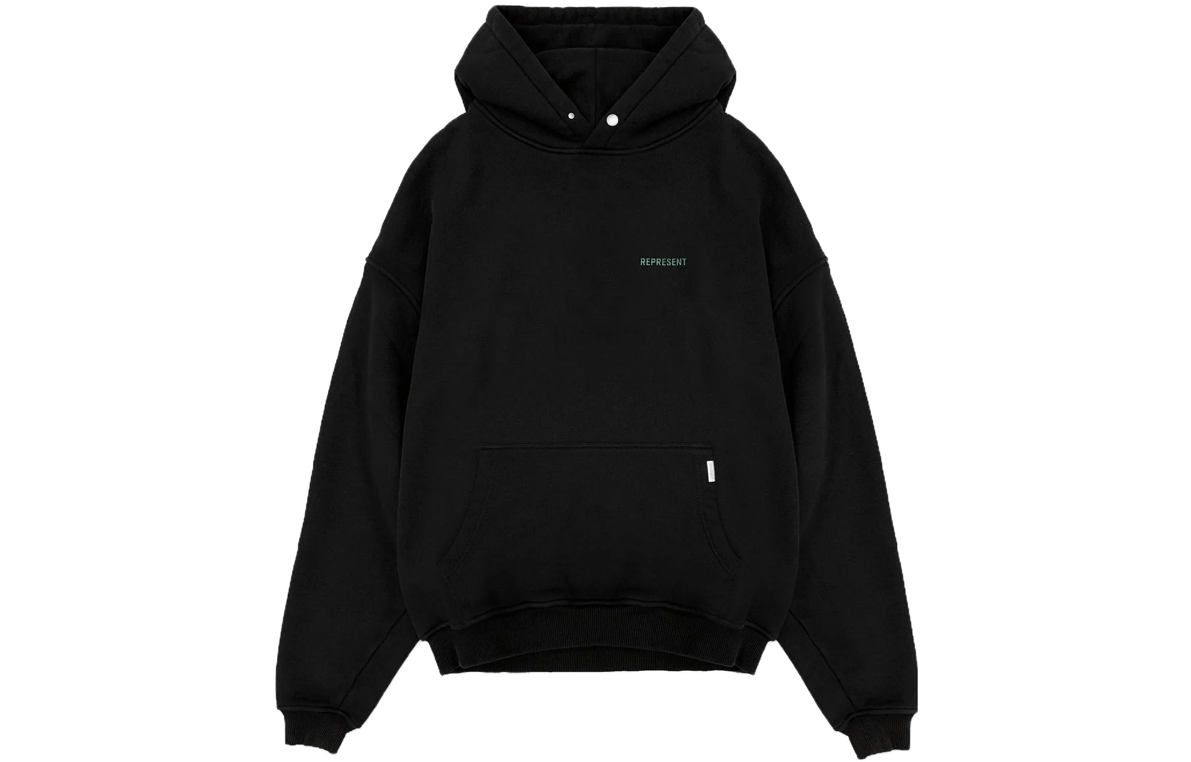 Represent Oversized Graphic Hoodie - Black Long Sleeve Sweatshirt MLM467-171