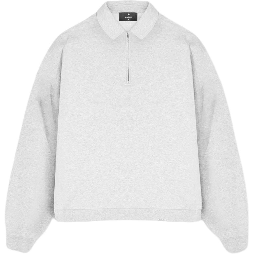 Represent Oversized Logo Long Sleeve Sweatshirt Grey INM416-508