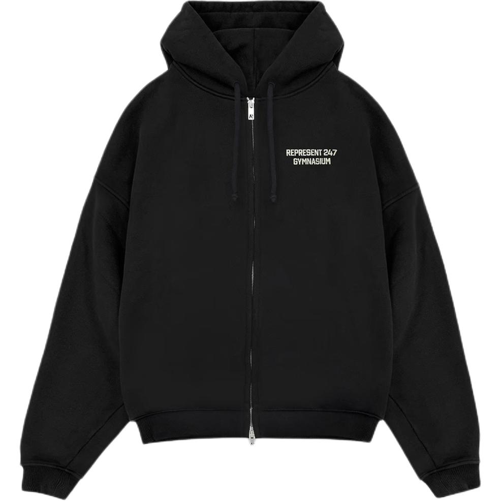 Represent Oversized Zip-Up Hoodie - Cotton Material 247M4104-171