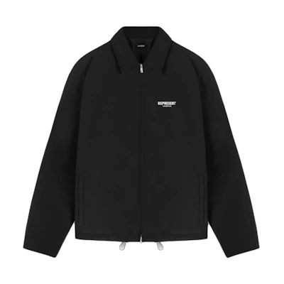 Represent Owners Club Black Zip-Up Casual Jacket for Men OCM101-01