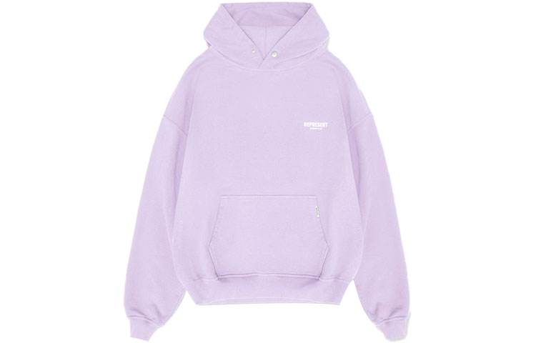Represent Owners Club Purple Logo Print Pullover Sweatshirt for Men M04153-138