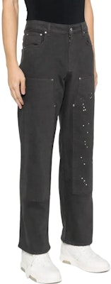 REPRESENT Paint-Splatter Wide-Leg Jeans Black MB6003248-BLACK Lookbook REPRESENT Paint-Splatter Wide-Leg Jeans Black MB6003248-BLACK