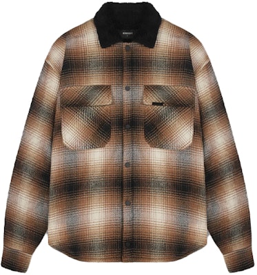 REPRESENT Jaket Fleece Kotak dengan Lapik Shearling dan Poket Berkembar M06050-04 Buy REPRESENT Jaket Fleece Kotak dengan Lapik Shearling dan Poket Berkembar M06050-04