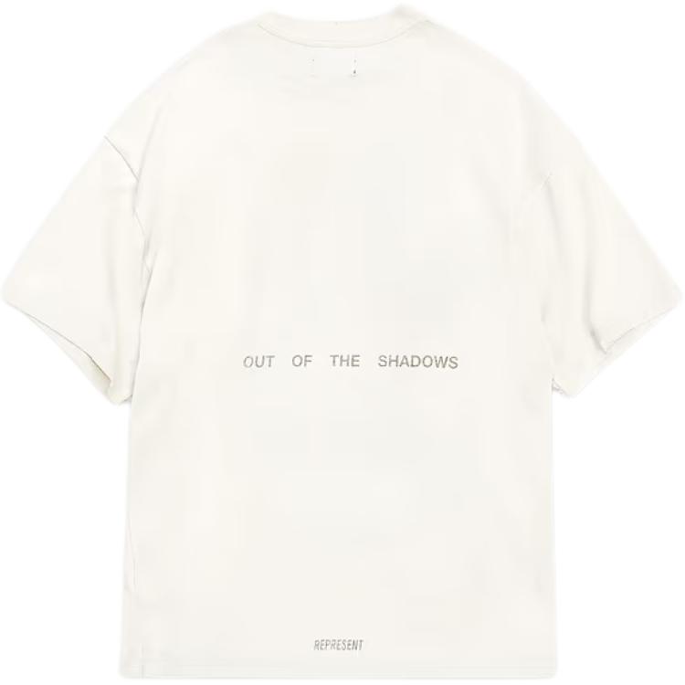 Lookbook REPRESENT Printed Loose Fit Crewneck Short Sleeve Letter Graphic T-Shirt Mens MLM41053-72