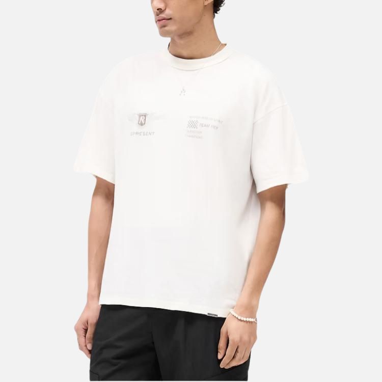 Shop REPRESENT Printed Loose Fit Crewneck Short Sleeve Letter Graphic T-Shirt Mens MLM41053-72