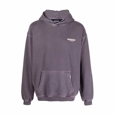 Represent Purple Hoodie with Letter Print Style MH4004326-326
