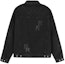 Lookbook REPRESENT R4 イニシャル ブラック デニム ジャケット レタープリント メンズ 長袖 MJ6004-171