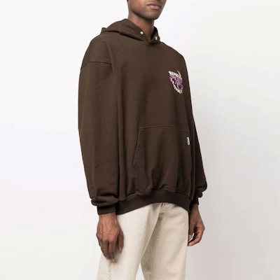 Represent Racing Club 棕色標誌連帽衫 - 休閒秋季時尚 M04191-04 Shop Represent Racing Club 棕色標誌連帽衫 - 休閒秋季時尚 M04191-04