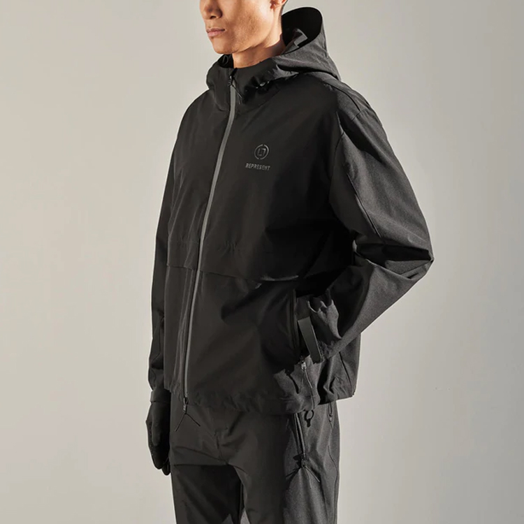 Details for 리프레젠트 247 시리즈 방수 후드 집업 재킷 남성용 M01118-01