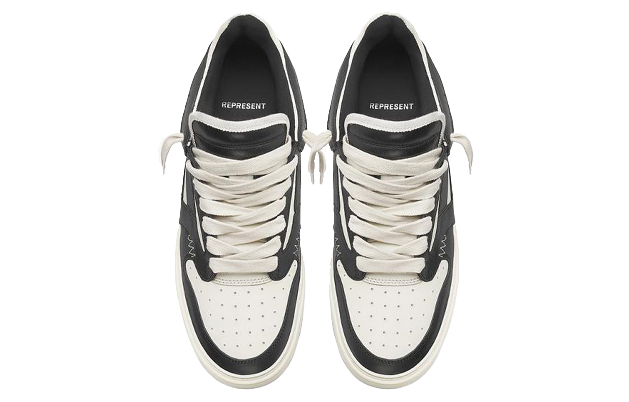Order Represent Reptor Low 'Hitam Putih Vintage' YC