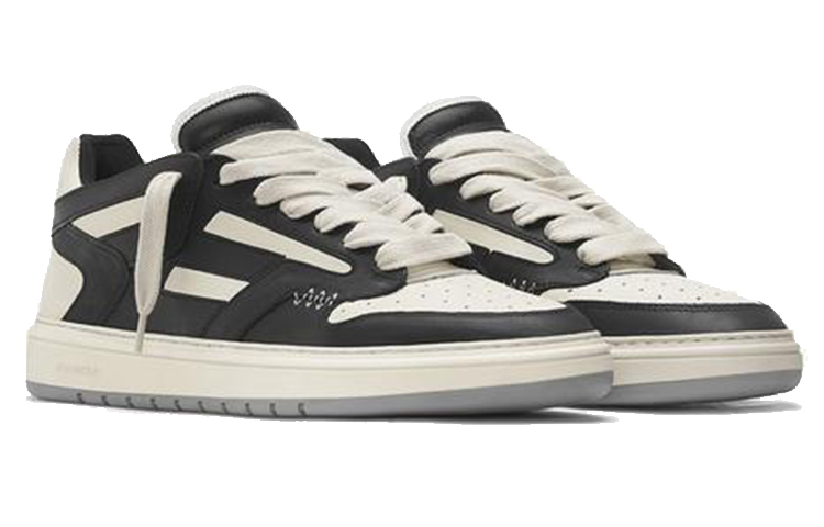 Shop Représent Reptor Low Noir Blanc M12031-037