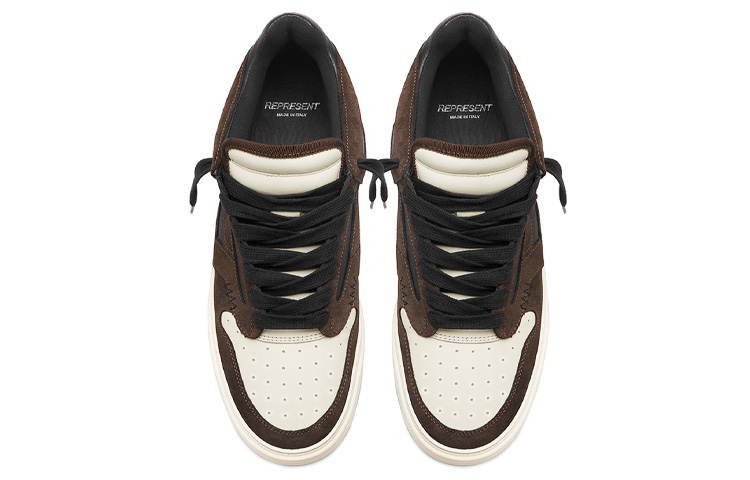 Shop Represent Reptor Low Marrone Nero M12031-039