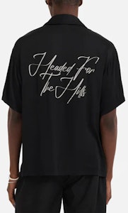 REPRESENT 风景字母印花短袖衬衫 黑色. M06111-01 Cheap REPRESENT 风景字母印花短袖衬衫 黑色. M06111-01