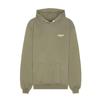 Represent Slim Fit Green Hoodie REPRMK-10
