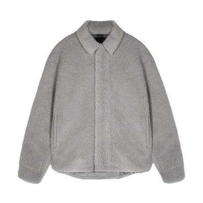 Represent Slim Fit Zip-Up Jacket Ice Gray MLM231-506