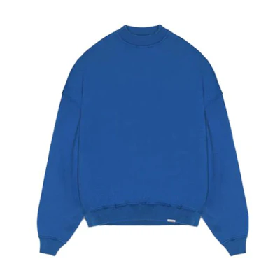 Represent Solid Color Crewneck Pullover Sweatshirt Blue M04200-92