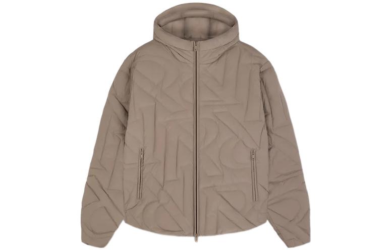 Represent Solid Color Hoodie Jacket Light Brown M01190-243