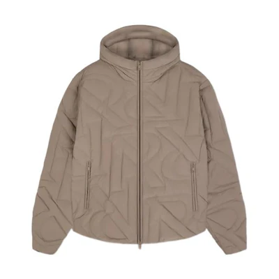 Represent Solid Color Hoodie Jacket Light Brown M01190-243