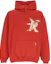 Buy Represent Solid Color Logo Printed Red Hoodie for Men M04273239