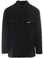 REPRESENT Solid Color Pocket Long Sleeve Shirt - Black M06045-01 REPRESENT Solid Color Pocket Long Sleeve Shirt - Black M06045-01