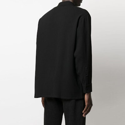 REPRESENT Solid Color Pocket Long Sleeve Shirt - Black M06045-01 Purchase REPRESENT Solid Color Pocket Long Sleeve Shirt - Black M06045-01