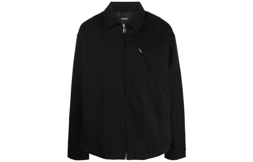 Represent Solid Color Zip-Up Polo Jacket MO2001-01