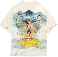 Order REPRESENT Spirit Reaper Loose Tee Vintage White Shirt M05055-02