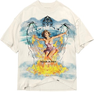 REPRESENT Spirit Reaper宽松复古白色T恤 M05055-02 Order REPRESENT Spirit Reaper宽松复古白色T恤 M05055-02