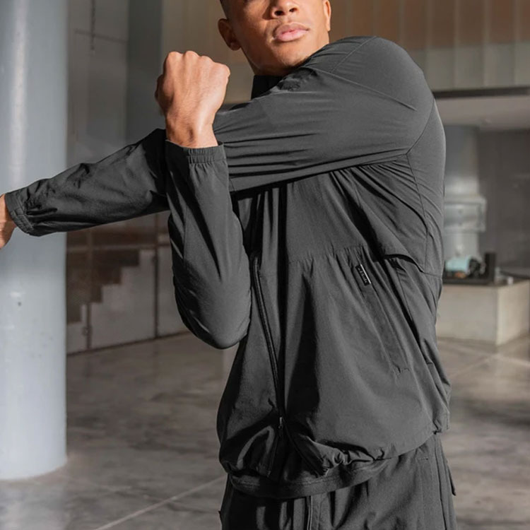 Shop Represent SS21 Black Solid Casual Zip-Up Jacket M01088-01