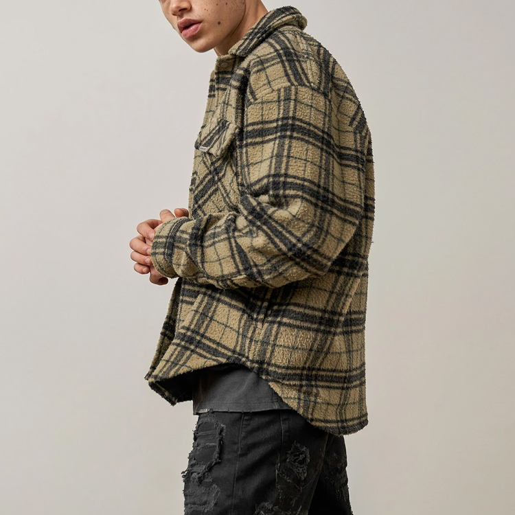 Lookbook REPRESENT SS21 棕色格紋長袖襯衫 棕色 M06056-65