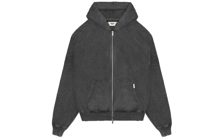 Order REPRESENT SS21 Chaqueta Sudadera con Doble Cremallera Lavada Gris Oscuro M04105-20