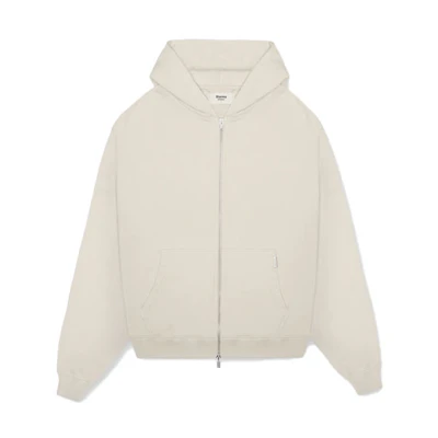 Represent SS21 Double Zipper Washed Hoodie Jacket White M04105-02