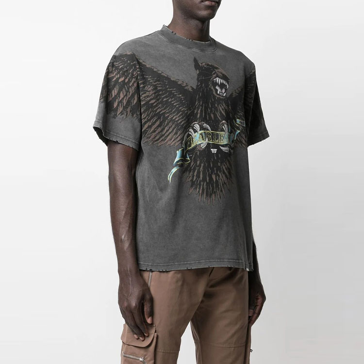 Purchase REPRESENT SS21鹰标复古洗水T恤 - 深灰色 M05085-20