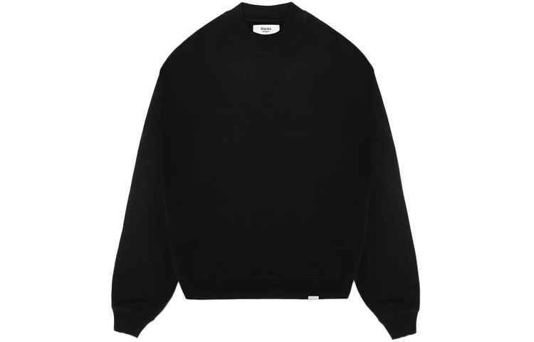 Represent SS21 Essential Plain Pullover Sweatshirt Black M04106-01