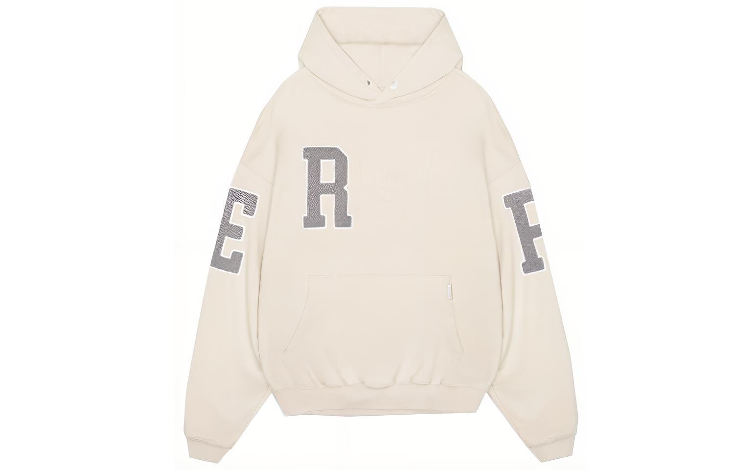 Order REPRESENT SS21 フロックロゴ パーカー 長袖 オフホワイト. M04118-02