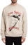 Shop Represent SS21 Iron Spirit Graphic Print Sweatshirt Men Beige M04097-02