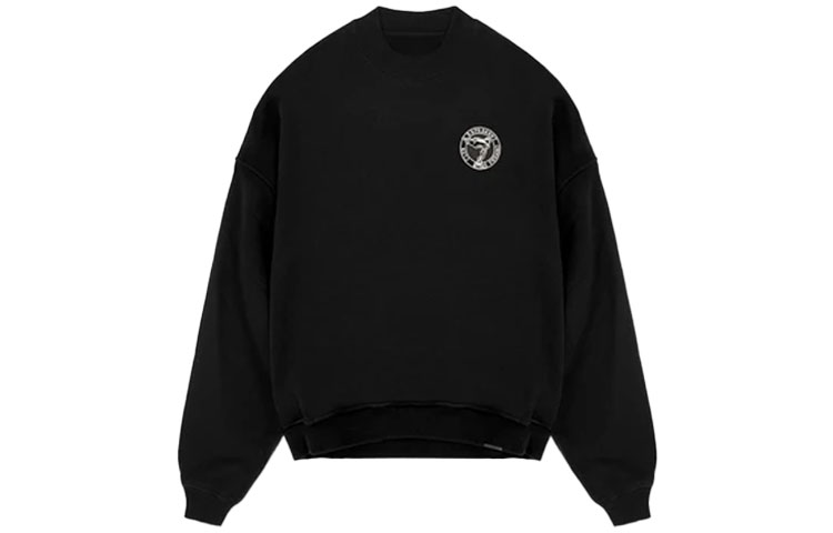 Represent SS21 Logo Pattern Printed Sweatshirt Black M04155-01