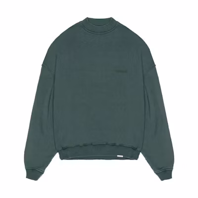 Represent SS21 Oversized Casual Crewneck Pullover Sweatshirt Green M04106-62
