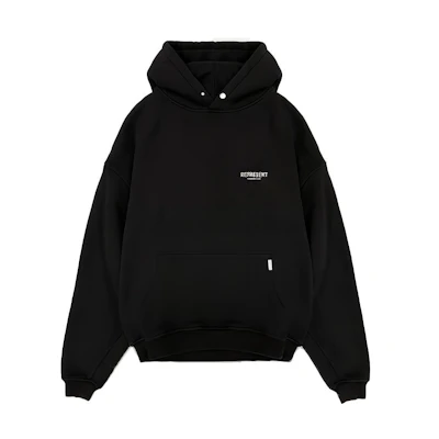Represent SS21 Owners Club Letter Logo Hoodie Black Long Sleeve M04153-01